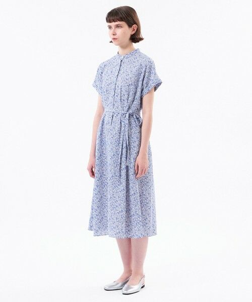 MACKINTOSH PHILOSOPHY / マッキントッシュ フィロソフィー ロング・マキシ丈ワンピース | 【WEB&一部店舗限定】バイカラーフラワープリントワンピース | 詳細4