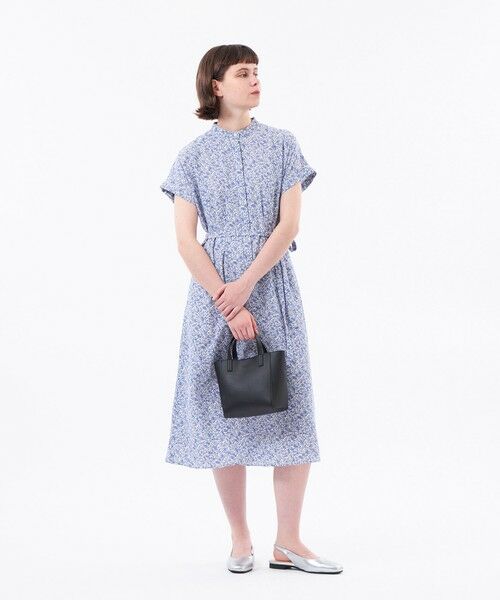 MACKINTOSH PHILOSOPHY / マッキントッシュ フィロソフィー ロング・マキシ丈ワンピース | 【WEB&一部店舗限定】バイカラーフラワープリントワンピース | 詳細2