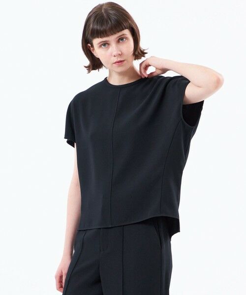 MACKINTOSH PHILOSOPHY / マッキントッシュ フィロソフィー シャツ・ブラウス | バックサテンドルマンブラウス(ネイビー3)
