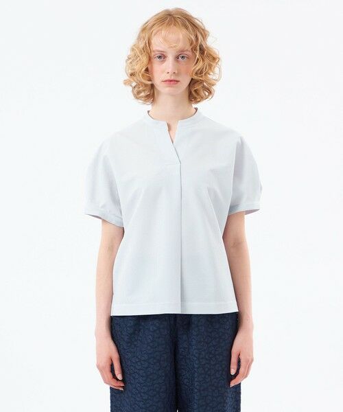 MACKINTOSH PHILOSOPHY / マッキントッシュ フィロソフィー シャツ・ブラウス | 【WEB&一部店舗限定】スキッパーサッカーブラウス | 詳細5