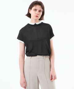 MACKINTOSH PHILOSOPHY / マッキントッシュ フィロソフィー ニット・セーター | 【Cleric Collar Knit(クレリックカラーニット)】シアードルマン