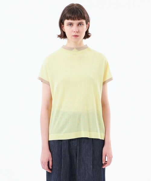 MACKINTOSH PHILOSOPHY / マッキントッシュ フィロソフィー ニット・セーター | 【Cleric Collar Knit(クレリックカラーニット)】シアードルマン | 詳細3