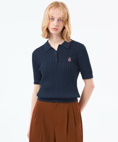 MACKINTOSH PHILOSOPHY / マッキントッシュ フィロソフィー ニット・セーター | 【WEB&一部店舗限定】バッキンガムベア ケーブルニットポロ
