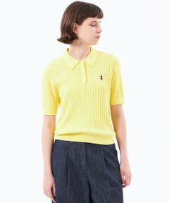 MACKINTOSH PHILOSOPHY / マッキントッシュ フィロソフィー ニット・セーター | 【WEB&一部店舗限定】バッキンガムベア ケーブルニットポロ