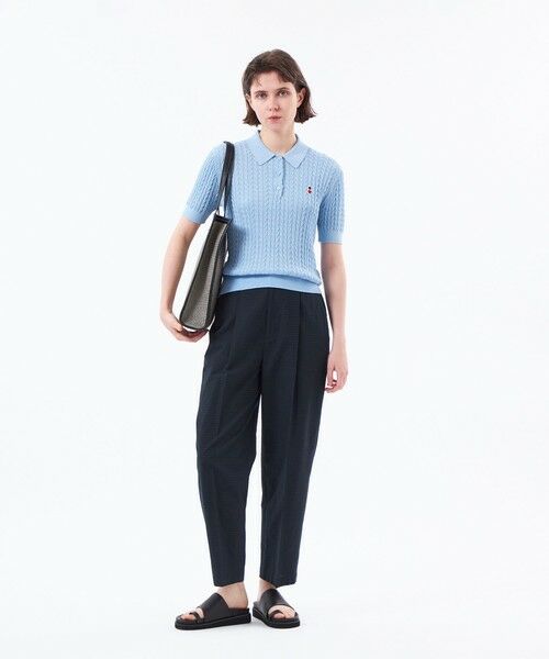 MACKINTOSH PHILOSOPHY / マッキントッシュ フィロソフィー ニット・セーター | 【WEB&一部店舗限定】バッキンガムベア ケーブルニットポロ | 詳細3