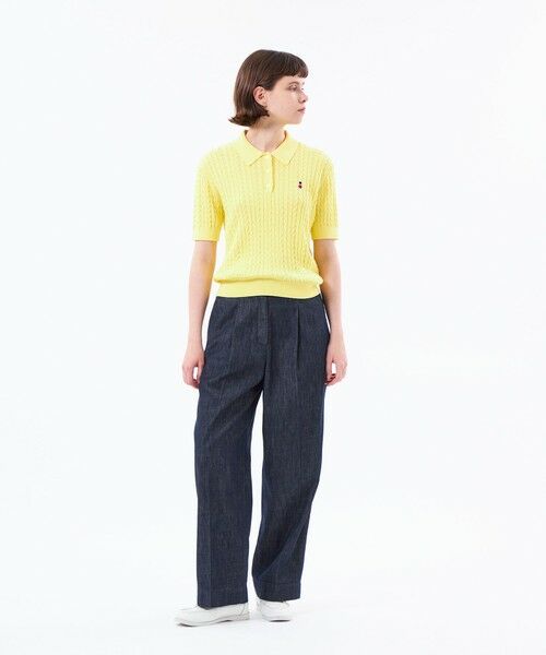 MACKINTOSH PHILOSOPHY / マッキントッシュ フィロソフィー ニット・セーター | 【WEB&一部店舗限定】バッキンガムベア ケーブルニットポロ | 詳細5