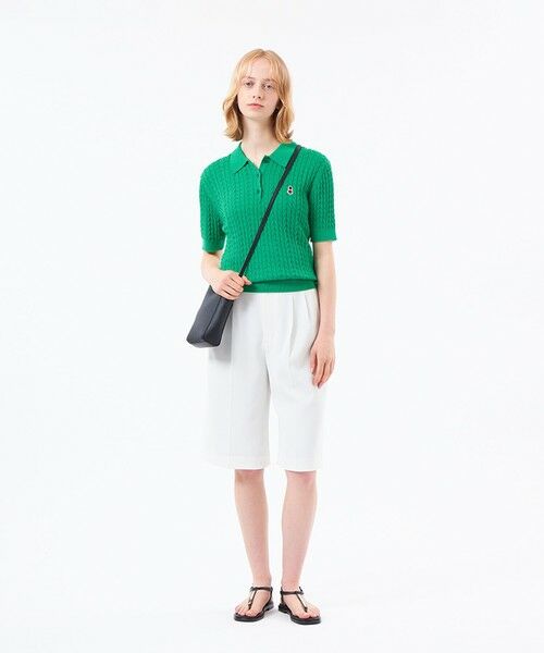MACKINTOSH PHILOSOPHY / マッキントッシュ フィロソフィー ニット・セーター | 【WEB&一部店舗限定】バッキンガムベア ケーブルニットポロ | 詳細6