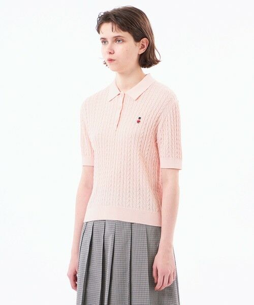 MACKINTOSH PHILOSOPHY / マッキントッシュ フィロソフィー ニット・セーター | 【WEB&一部店舗限定】バッキンガムベア ケーブルニットポロ | 詳細8