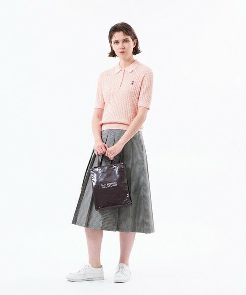 MACKINTOSH PHILOSOPHY / マッキントッシュ フィロソフィー ニット・セーター | 【WEB&一部店舗限定】バッキンガムベア ケーブルニットポロ | 詳細1