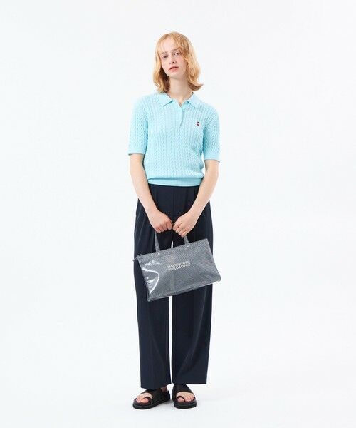 MACKINTOSH PHILOSOPHY / マッキントッシュ フィロソフィー ニット・セーター | 【WEB&一部店舗限定】バッキンガムベア ケーブルニットポロ | 詳細2