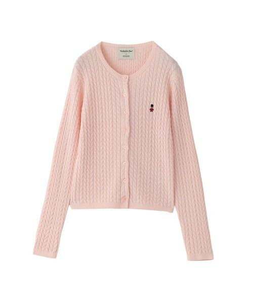 MACKINTOSH PHILOSOPHY / マッキントッシュ フィロソフィー ニット・セーター | 【WEB&一部店舗限定】バッキンガムベア ケーブルニットカーディガン（ピンク3）