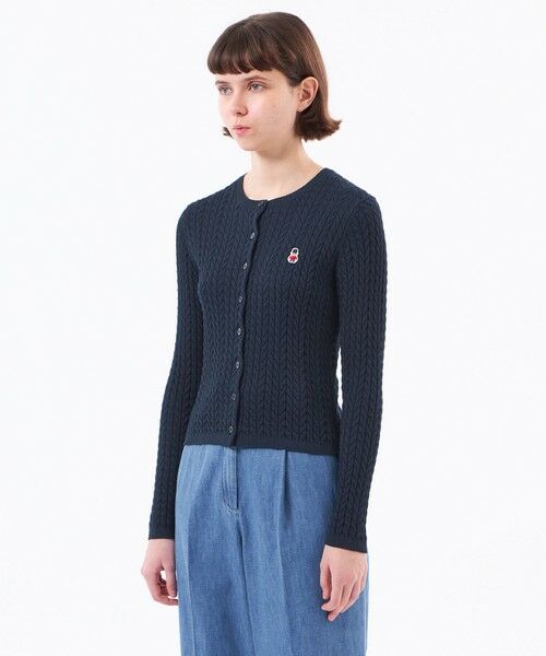 MACKINTOSH PHILOSOPHY / マッキントッシュ フィロソフィー ニット・セーター | 【WEB&一部店舗限定】バッキンガムベア ケーブルニットカーディガン | 詳細3