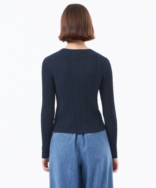MACKINTOSH PHILOSOPHY / マッキントッシュ フィロソフィー ニット・セーター | 【WEB&一部店舗限定】バッキンガムベア ケーブルニットカーディガン | 詳細4
