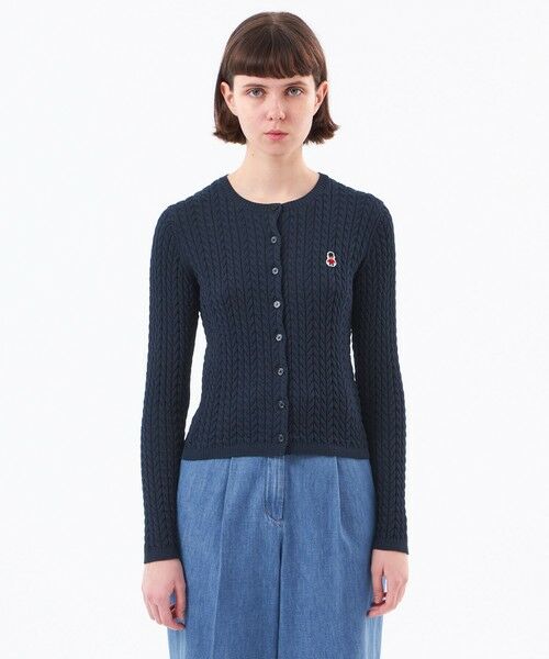 MACKINTOSH PHILOSOPHY / マッキントッシュ フィロソフィー ニット・セーター | 【WEB&一部店舗限定】バッキンガムベア ケーブルニットカーディガン | 詳細2