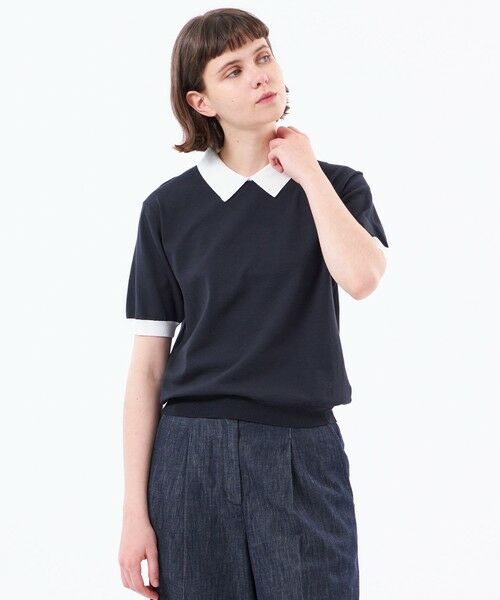 MACKINTOSH PHILOSOPHY / マッキントッシュ フィロソフィー ニット・セーター | 【WEB&一部店舗限定】ポロカラーニット（ネイビー3）