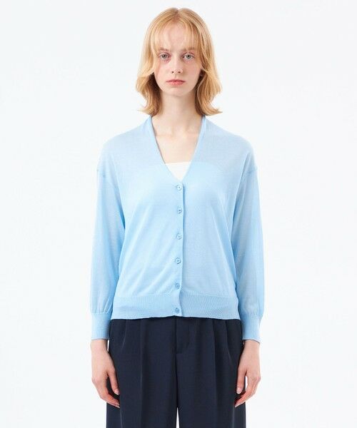 MACKINTOSH PHILOSOPHY / マッキントッシュ フィロソフィー ニット・セーター | 【WEB&一部店舗限定】【Heavenly Sheer Knit】ドルマンカーディガン | 詳細5