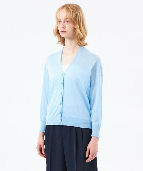 MACKINTOSH PHILOSOPHY / マッキントッシュ フィロソフィー ニット・セーター | 【WEB&一部店舗限定】【Heavenly Sheer Knit】ドルマンカーディガン | 詳細6