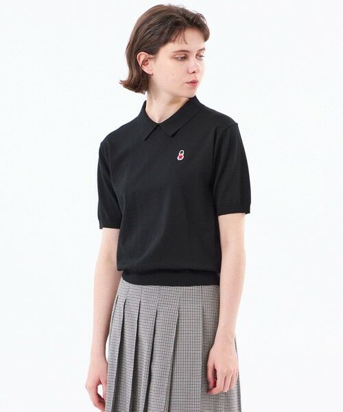 MACKINTOSH PHILOSOPHY / マッキントッシュ フィロソフィー ニット・セーター | 【WEB&一部店舗限定】バッキンガムベア ポロカラーニット（ブラック1）