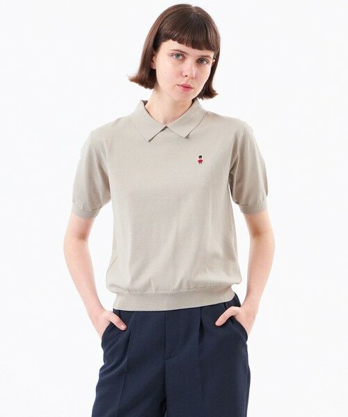 MACKINTOSH PHILOSOPHY / マッキントッシュ フィロソフィー ニット・セーター | 【WEB&一部店舗限定】バッキンガムベア ポロカラーニット（ベージュ3）