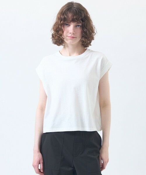 MACKINTOSH PHILOSOPHY / マッキントッシュ フィロソフィー カットソー | リネンミックスドルマンTシャツ（オフホワイト1）