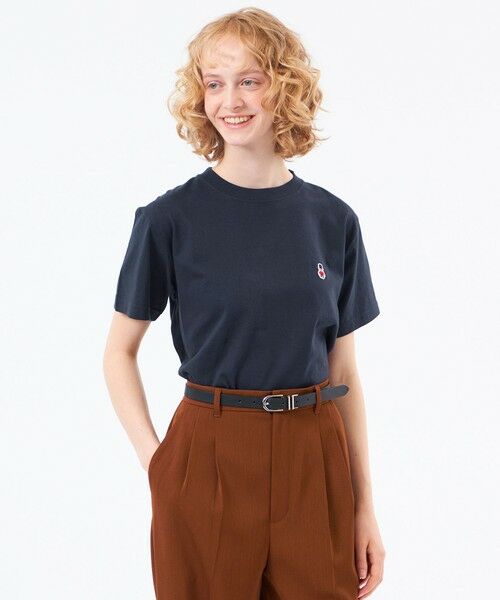 MACKINTOSH PHILOSOPHY / マッキントッシュ フィロソフィー カットソー | 【WEB&一部店舗限定】バッキンガムベア ワッペンTシャツ（ネイビー3）