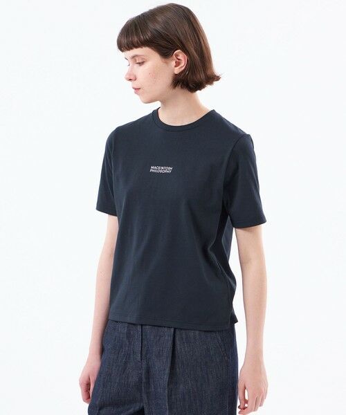 MACKINTOSH PHILOSOPHY / マッキントッシュ フィロソフィー カットソー | 【WEB&一部店舗限定】ベーシックロゴT（ネイビー3）