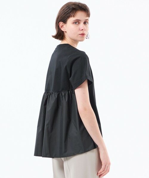 MACKINTOSH PHILOSOPHY / マッキントッシュ フィロソフィー カットソー | 【WEB&一部店舗限定】タフタコンビカットソー（ブラック1）