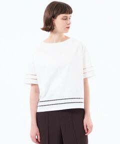 MACKINTOSH PHILOSOPHY / マッキントッシュ フィロソフィー カットソー | 【WEB&一部店舗限定】ハシゴレースプルオーバー