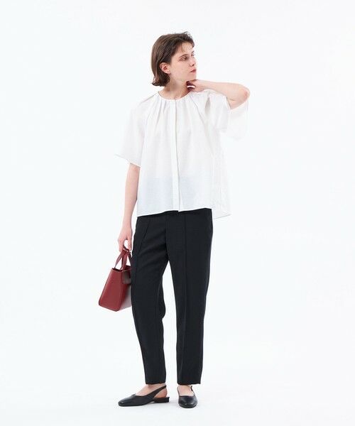 MACKINTOSH PHILOSOPHY / マッキントッシュ フィロソフィー その他パンツ | バックサテンテーパードパンツ | 詳細1
