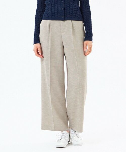 MACKINTOSH PHILOSOPHY / マッキントッシュ フィロソフィー その他パンツ | 【WEB&一部店舗限定】ドライタッチオックスワイドパンツ(ベージュ1)