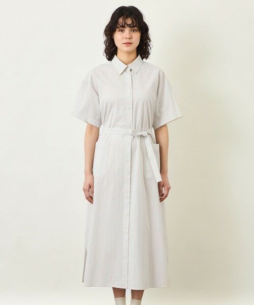 MACKINTOSH PHILOSOPHY / マッキントッシュ フィロソフィー ロング・マキシ丈ワンピース | GREY LABEL コットンコードボイル ワンピース | 詳細3