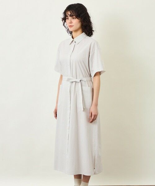 MACKINTOSH PHILOSOPHY / マッキントッシュ フィロソフィー ロング・マキシ丈ワンピース | GREY LABEL コットンコードボイル ワンピース | 詳細4