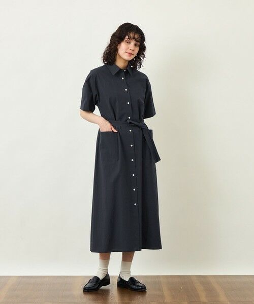MACKINTOSH PHILOSOPHY / マッキントッシュ フィロソフィー ロング・マキシ丈ワンピース | GREY LABEL コットンコードボイル ワンピース | 詳細1