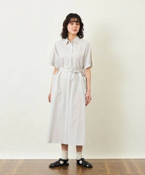 MACKINTOSH PHILOSOPHY / マッキントッシュ フィロソフィー ロング・マキシ丈ワンピース | GREY LABEL コットンコードボイル ワンピース | 詳細2