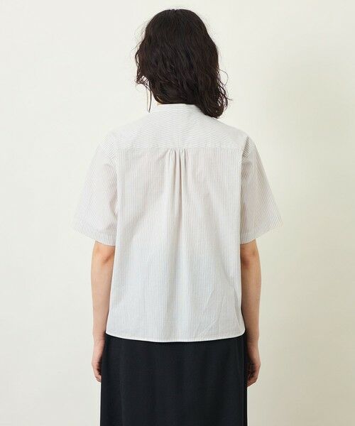 MACKINTOSH PHILOSOPHY / マッキントッシュ フィロソフィー シャツ・ブラウス | GREY LABEL コットンコードボイル バンドカラーシャツ | 詳細5