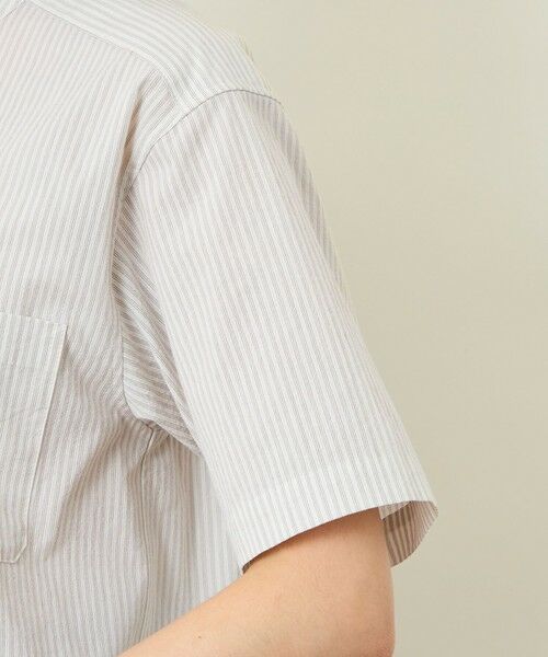 MACKINTOSH PHILOSOPHY / マッキントッシュ フィロソフィー シャツ・ブラウス | GREY LABEL コットンコードボイル バンドカラーシャツ | 詳細7
