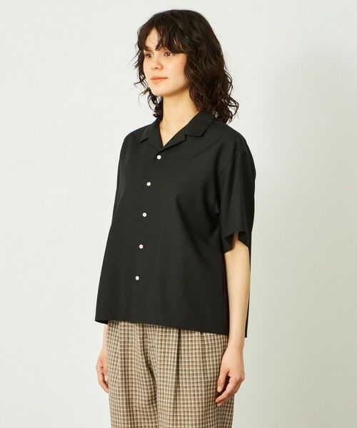 MACKINTOSH PHILOSOPHY / マッキントッシュ フィロソフィー シャツ・ブラウス | GREY LABEL リネンミックスオープンカラーシャツ | 詳細4