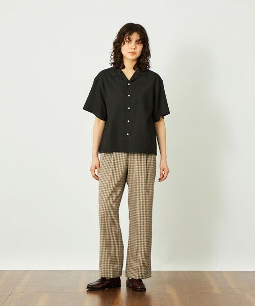 MACKINTOSH PHILOSOPHY / マッキントッシュ フィロソフィー シャツ・ブラウス | GREY LABEL リネンミックスオープンカラーシャツ | 詳細1
