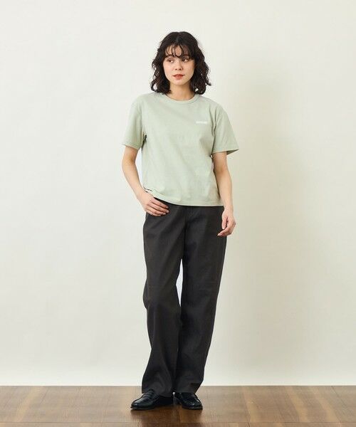 MACKINTOSH PHILOSOPHY / マッキントッシュ フィロソフィー カットソー | GREY LABEL リネンミックスロゴTシャツ | 詳細7