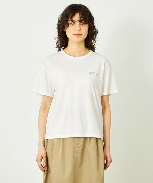 MACKINTOSH PHILOSOPHY / マッキントッシュ フィロソフィー カットソー | GREY LABEL リネンミックスロゴTシャツ | 詳細9