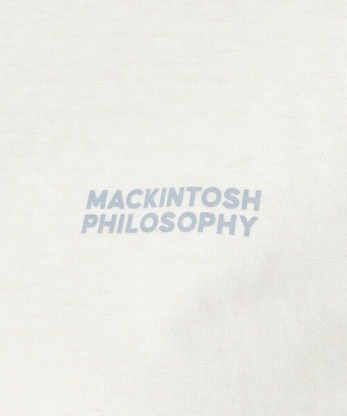 MACKINTOSH PHILOSOPHY / マッキントッシュ フィロソフィー カットソー | GREY LABEL リネンミックスロゴTシャツ | 詳細13
