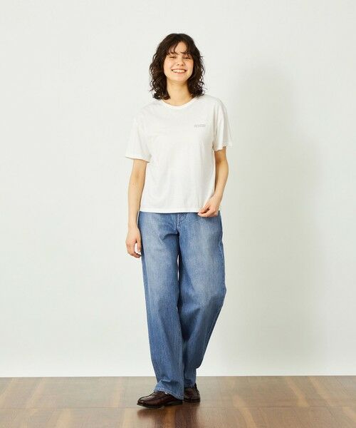 MACKINTOSH PHILOSOPHY / マッキントッシュ フィロソフィー カットソー | GREY LABEL リネンミックスロゴTシャツ | 詳細1
