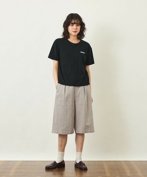 MACKINTOSH PHILOSOPHY / マッキントッシュ フィロソフィー カットソー | GREY LABEL リネンミックスロゴTシャツ | 詳細2