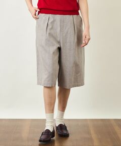 MACKINTOSH PHILOSOPHY / マッキントッシュ フィロソフィー その他パンツ | GREY LABEL リネンコットンヘリンボンハーフパンツ
