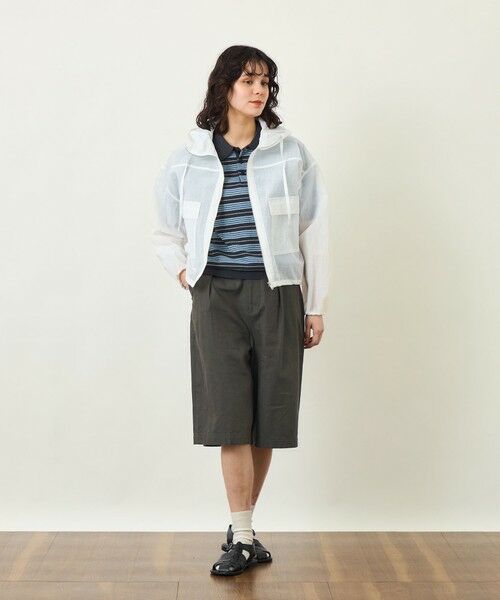 MACKINTOSH PHILOSOPHY / マッキントッシュ フィロソフィー その他パンツ | GREY LABEL リネンコットンヘリンボンハーフパンツ | 詳細4