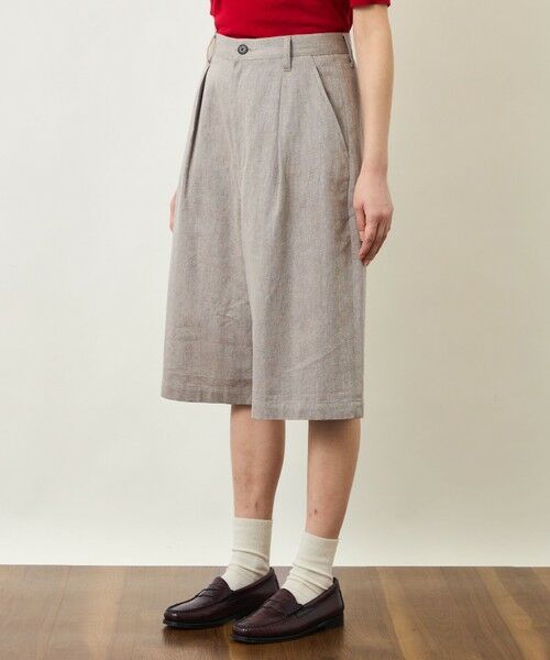 MACKINTOSH PHILOSOPHY / マッキントッシュ フィロソフィー その他パンツ | GREY LABEL リネンコットンヘリンボンハーフパンツ | 詳細6