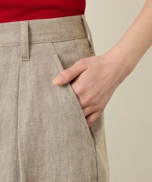 MACKINTOSH PHILOSOPHY / マッキントッシュ フィロソフィー その他パンツ | GREY LABEL リネンコットンヘリンボンハーフパンツ | 詳細8