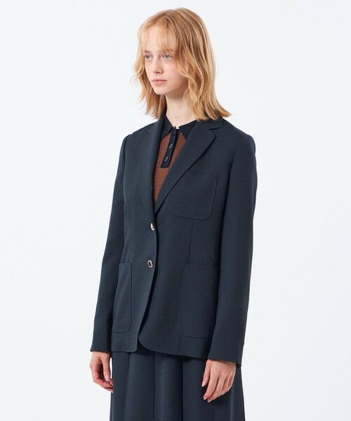 MACKINTOSH PHILOSOPHY / マッキントッシュ フィロソフィー ノーカラージャケット | 【TROTTER(トロッター)シリーズ】【UPTON JACKET(アップトン ジャケット)】アクションオックス製 | 詳細4