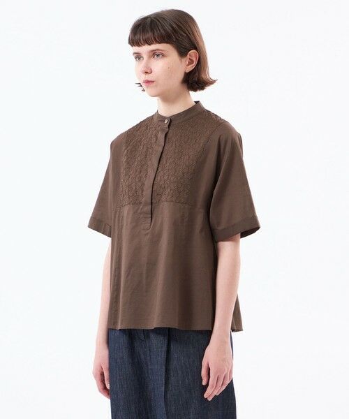 MACKINTOSH PHILOSOPHY / マッキントッシュ フィロソフィー シャツ・ブラウス | ＜CRANWELL SHIRTS＞フラワーレース | 詳細5