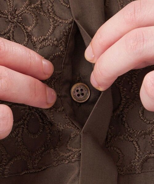 MACKINTOSH PHILOSOPHY / マッキントッシュ フィロソフィー シャツ・ブラウス | ＜CRANWELL SHIRTS＞フラワーレース | 詳細8